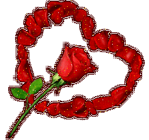 сердце из роз